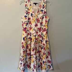 Banana Republic Factory print floral  Summer dress, size 8.